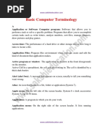 Basic Computer Terminology PDF