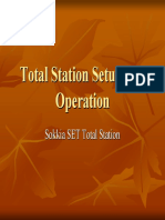 Total Station Setup and Operation