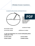 Navigation Multiple Answer Questions