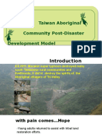 Taiwan Aboriginal Community Post-Disaster Development Model: Presented by Lavaus