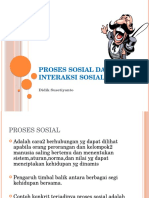 Proses Sosial Dan Interaksi Sosial