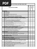 Check List Auditoria