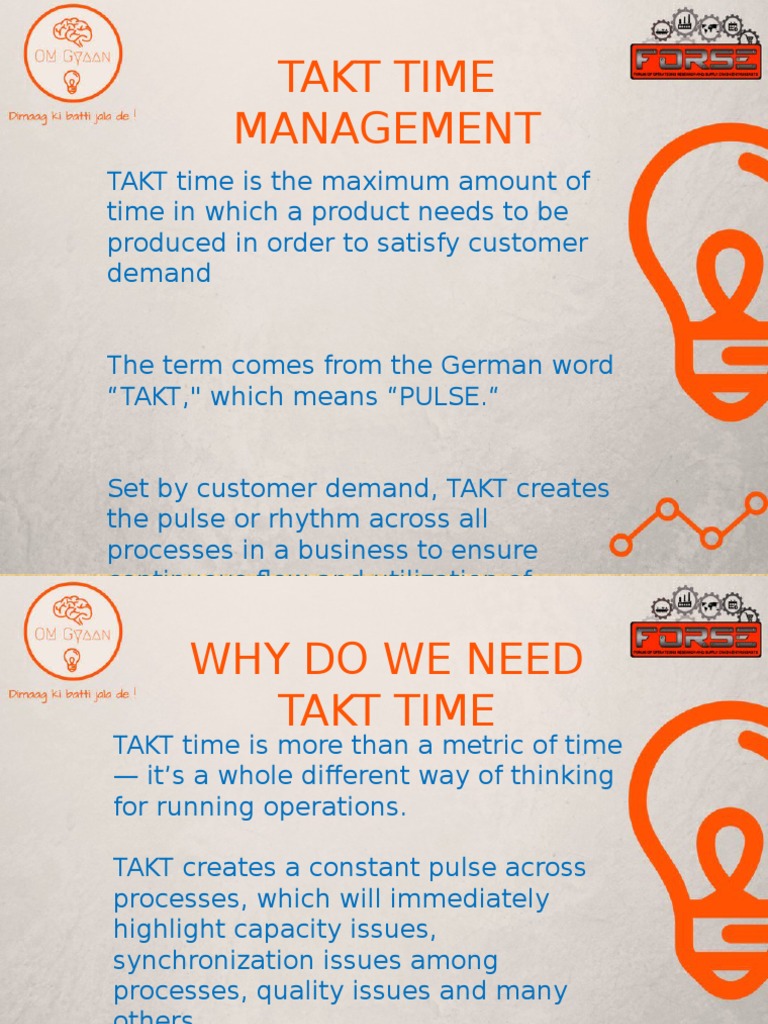 Takt Time Management PDF