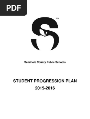 Student Progression Plan