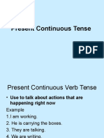 Present Continuous