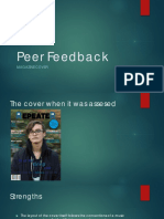 Peer Feedback: Magazine Cover