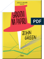 John Green Gradovi Na Papiru