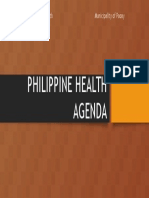 Philippine Health Agenda: Department of Health Municipality of Paoay