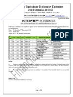 Interview Schedule FAH (F)