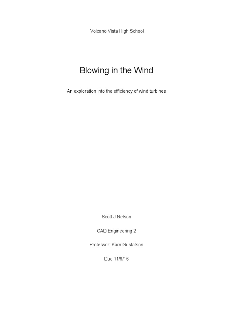 wind power system research paper