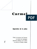 1971 Prière Et Structure de Lhomme D.vassE Carmel VIII
