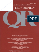 Fall 1991 Quarterly Review - Theological Resources for Ministry