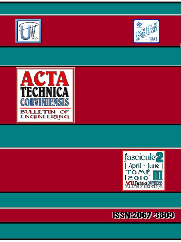 Acta 2010 2 | PDF | Wavelet | Transmission (Mechanics)
