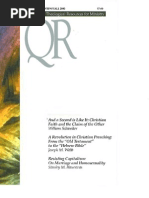 Download Fall 2000 Quarterly Review - Theological Resources for Ministry by United Methodist General Board of Higher Education and Ministry SN33256095 doc pdf
