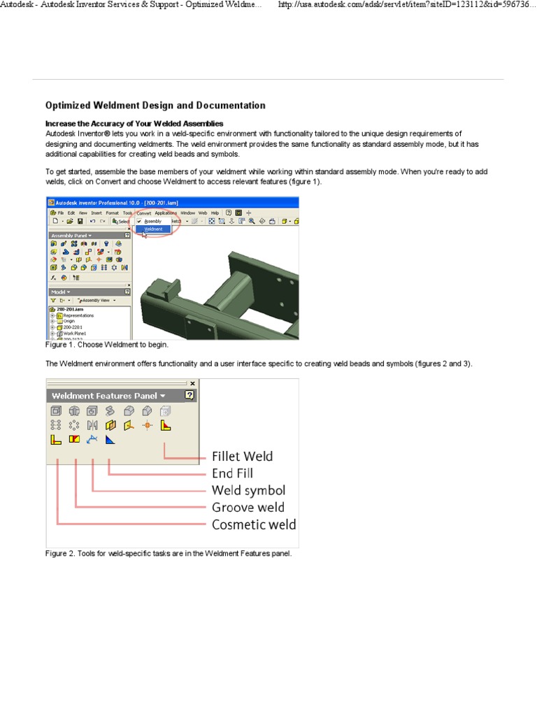 Autodesk Inventor Optimized Weldment Design and Documentation PDF