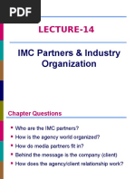 Lecture-14: IMC Partners & Industry Organization