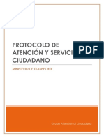 Protocolo de Atención y Servicio Al Ciudadano Del Ministerio de Transporte v2 - Okkk