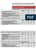SLC Initial Self Assessment Survey 2013new