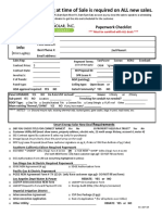 SES Paperwork Checklist 10-7-15