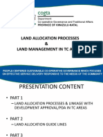 TC Land Allocation Process