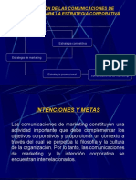 La Relacion de Las Comunicaciones de Makt Para La Estrategia Corporativa