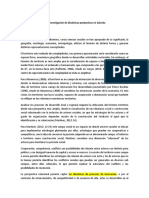 Territorio y Espacio Marco Referencial para La Investigación de Dinámicas Productivas en Salcedo