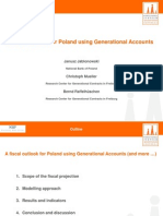 Fiscal Outlook For Poland Using Generational Accounts