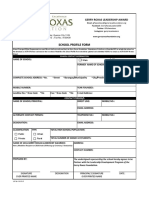 School Profile Form PDF