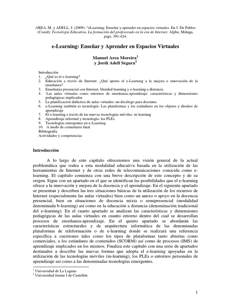 Elearning PDF | PDF | Ciencias sociales | Informática