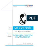 Naturaleza e Historia de La Mariología