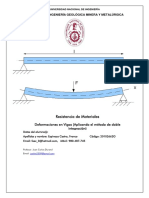 Deformación de Vigas (Método de Doble Integración)