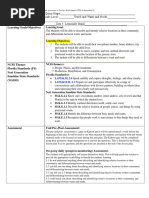 Sse Final Lesson Plan Travel Wants and Needs