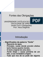 Aula 3 - Fontes Das Obrigações