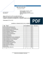 Propuesta de Matricula