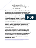 Despenalización Autocultivo de Marihuana