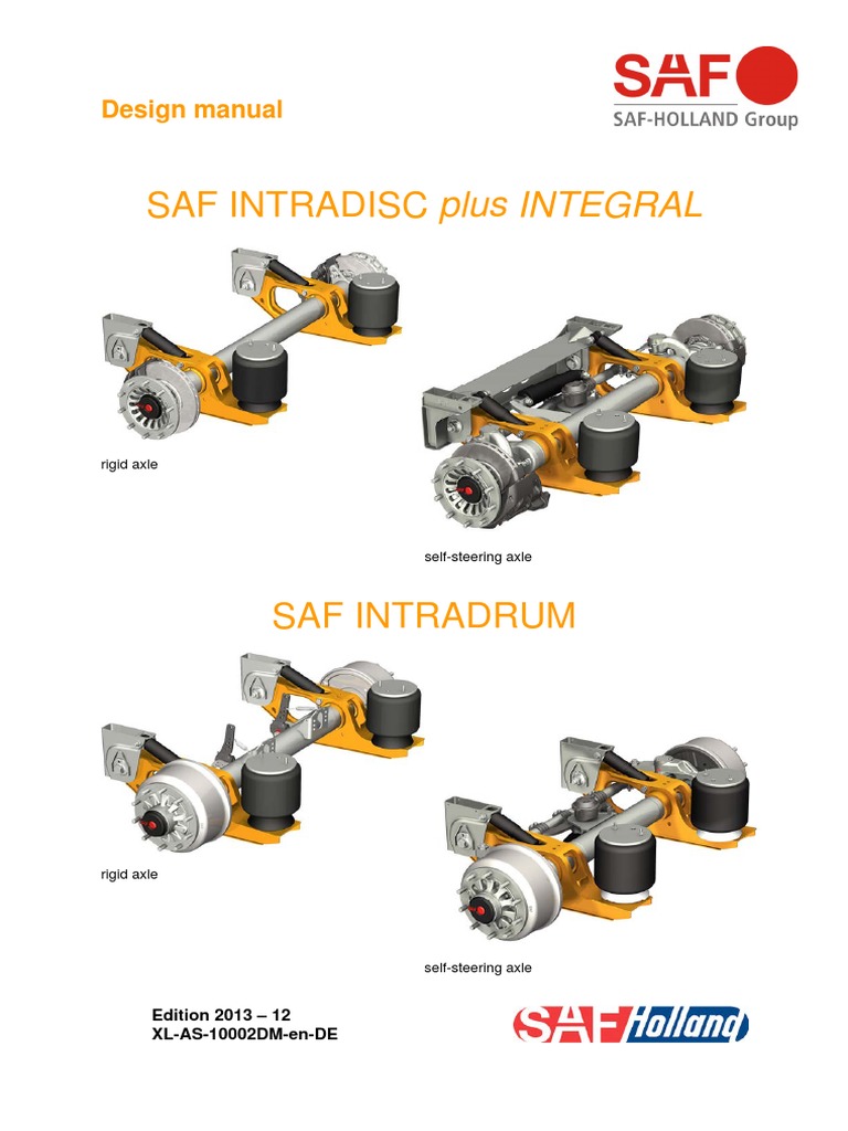 SAF-HOLLAND Design Handbook INTRA en-DE PDF | PDF | Qr Code | Axle