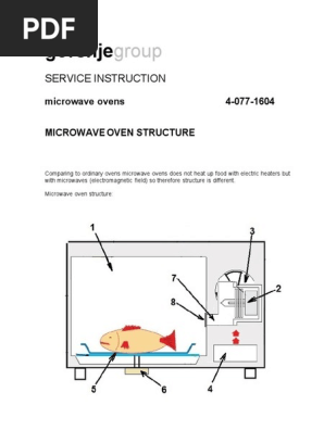 Microwave Oven Structure and Components | PDF | Microwave | Waveguide
