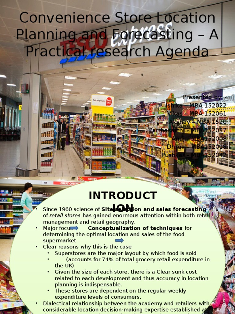 Convenience Store Location: Planning and Broadcasting | PDF | Retail ...