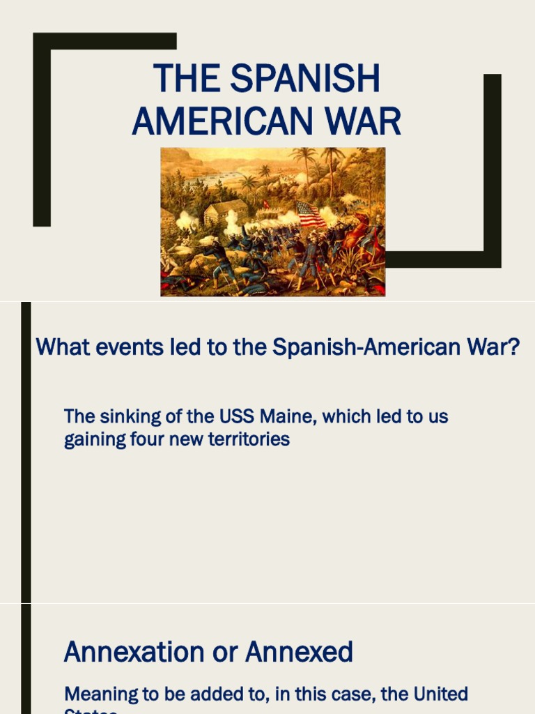 Causes of the Spanish-American War | PDF | Travel