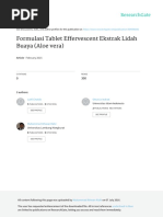 Download Formulasi Tablet Effervescent Ekstrak Lidah Buaya by Kawaigaru SN332596320 doc pdf