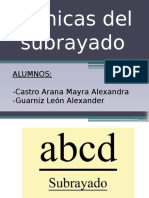 El Subrayado