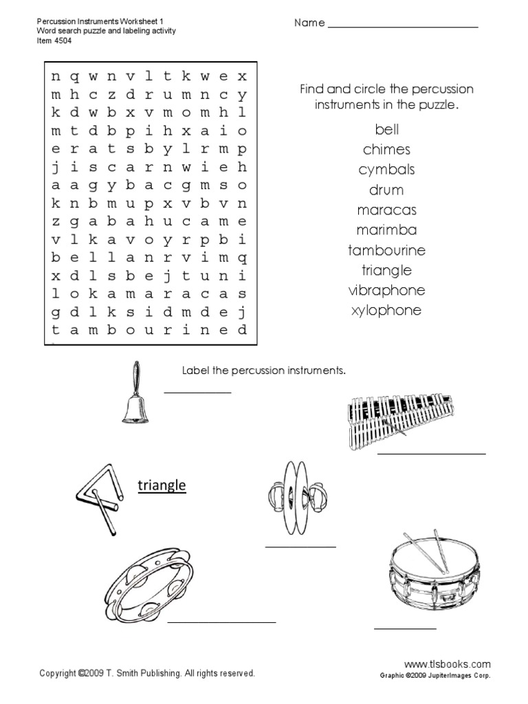 Percussion Instruments 1 | PDF | Language Arts & Discipline | Home & Garden