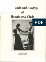 Bonnie and Clyde Death and Autopsy.
