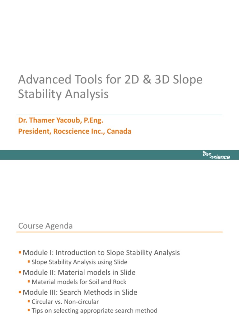 Slope Stability Analysis Techniques | PDF | Civil Engineering ...