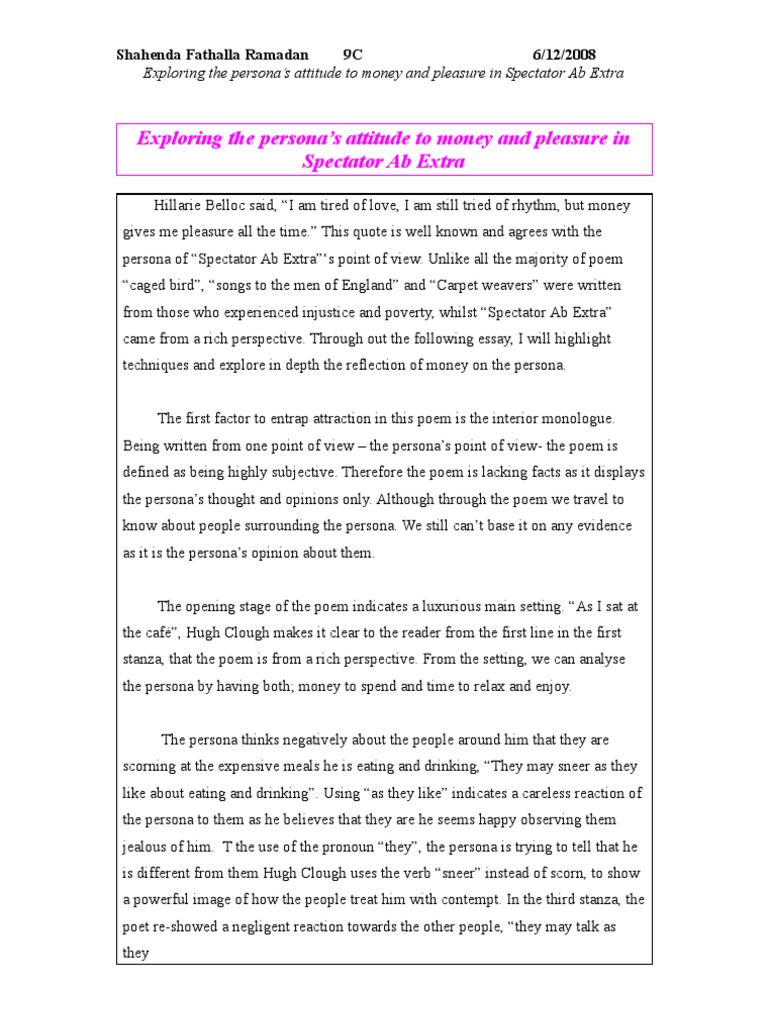 The passionate spectator essays on art and poetry 04 picture