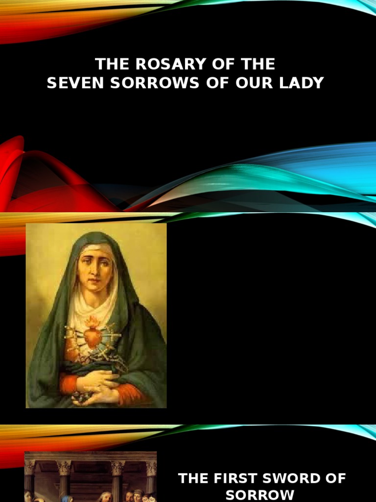 The Rosary of the Seven Sorrows of Our Lady | PDF | Mary, Mother Of ...
