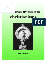 Les Sources Mythiques Du Christianisme - Marc Hallet