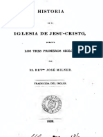 Milner, Jose - Historia de La Iglesia de Jesucristo Durante Los Tres Primeros Siglos PDF