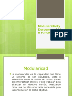 Modularidad y Descomposición Funcional