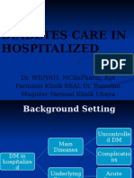Diabetes Care in Hospitalized